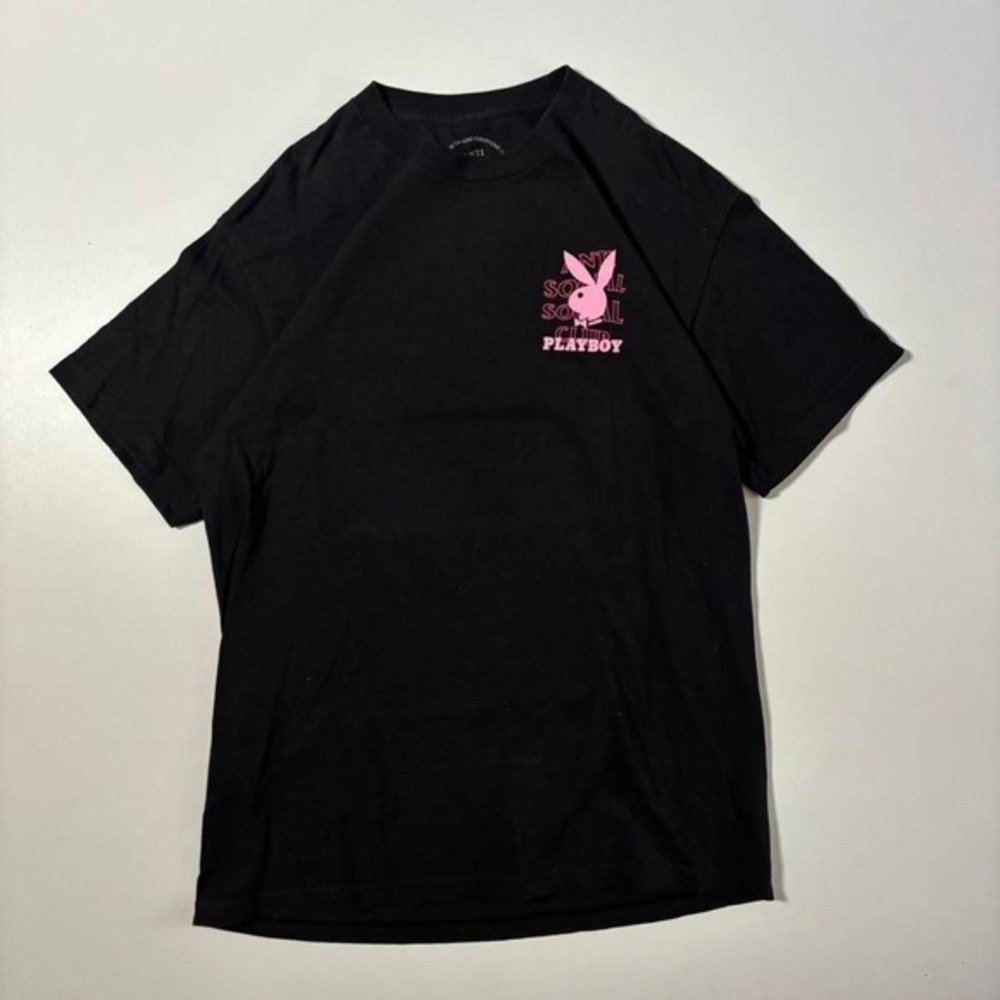 Black Anti Social Social Club x Playboy Graphic T-Shirt - L